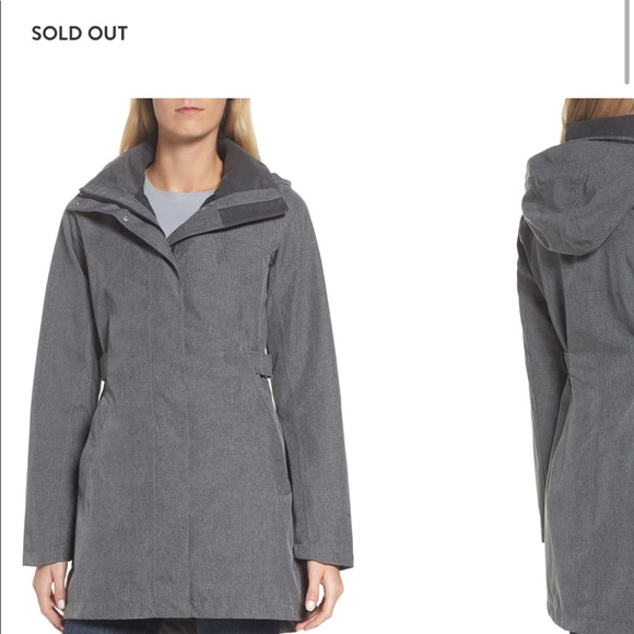 north face laney trench